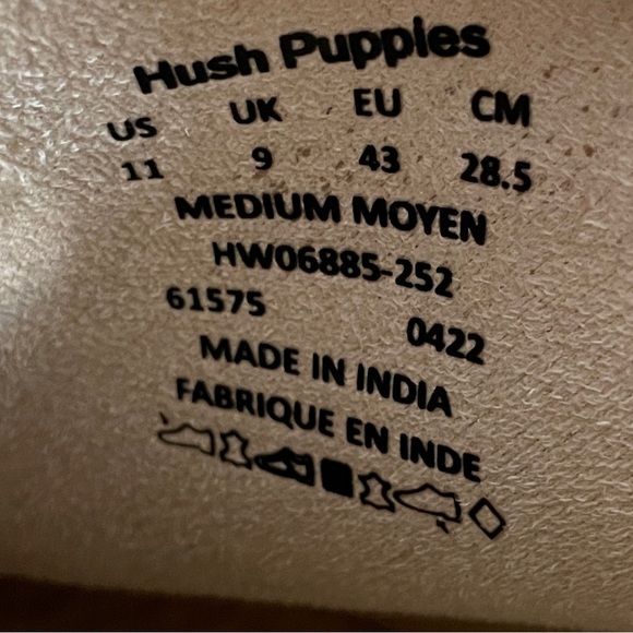 NEW Hush Puppies Mazin Cayto Bootie Taupe Suede Tan Ankle Boot Women’s Size 11 - Picture 8 of 9